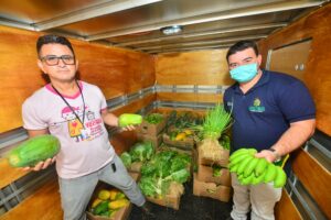 Imagem da notícia - Fundo de Promoção Social direciona mais de 8 toneladas de frutas e verduras para entidades filantrópicas