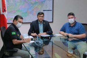 Imagem da notícia - Wilson Lima discute com membro do governo da Colômbia combate ao coronavírus na fronteira entre Tabatinga e Letícia