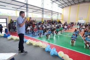 Imagem da notícia - Wilson lima inaugura hospital e quadras poliesportivas em Novo Aripuanã