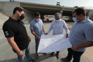 Imagem da notícia - Governador Wilson Lima vistoria obras do Anel Sul, maior complexo viário de Manaus
