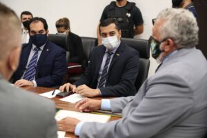 Imagem da notícia - Em reunião no TRE-AM, Wilson Lima alinha apoio operacional do Estado às eleições municipais