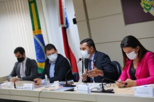 Imagem da notícia - Wilson Lima anuncia consórcio de pesquisa sobre Covid-19 e reforça importância de medidas de prevenção