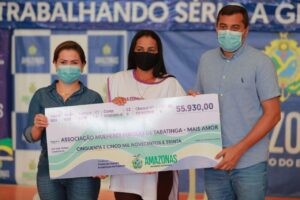 Imagem da notícia - Em Tabatinga, Wilson Lima anuncia que pavimentação de estradas começa ainda em outubro