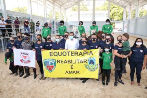 Imagem da notícia - Reforma e ampliação do núcleo de equoterapia da PM beneficiam pacientes e famílias