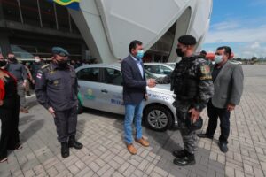Imagem da notícia - Governador Wilson Lima entrega veículos para renovação da frota das Polícias Civil e Militar