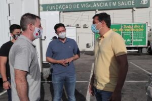 Imagem da notícia - Wilson Lima vai a São Paulo receber vacinas contra Covid-19 e afirma que Estado está preparado para imunização