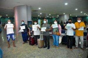 Imagem da notícia - Recuperados da Covid-19, mais 15 pacientes retornam a Manaus