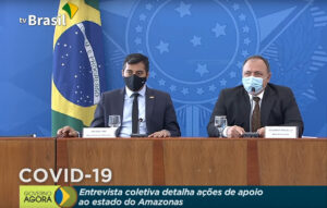 Imagem da notícia - Em reunião com o presidente Jair Bolsonaro,  Wilson Lima explica ações do Estado para ampliação de leitos