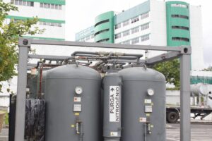 Imagem da notícia - Com usinas instaladas, rede pública de saúde do Amazonas passa a contar com mais 13,9 mil metros cúbicos/dia de oxigênio medicinal