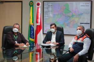 Imagem da notícia - Wilson Lima apresenta ações de enfrentamento da Covid-19 para autoridades do estado peruano de Loreto