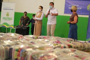 Imagem da notícia - Governador Wilson Lima inicia entrega cestas básicas para famílias atendidas por Organizações da Sociedade Civil