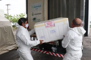 Imagem da notícia - Governo do Amazonas já distribuiu novas doses de vacinas contra a Covid-19 para 21 municípios, incluindo a capital