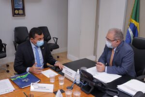 Imagem da notícia - Em live nas redes sociais, Wilson Lima destaca articulação para apoio federal no combate à Covid-19