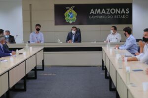 Imagem da notícia - Governador Wilson Lima recebe presidente do BNDES e investidores