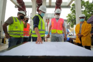 Imagem da notícia - Governador Wilson Lima vistoria obra da maior Estação de Tratamento de Esgoto do Norte, no bairro Educandos