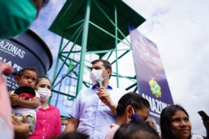 Imagem da notícia - Governador Wilson Lima inaugura agência da Cosama e leva projeto ‘Água Boa’ para Nova Olinda do Norte