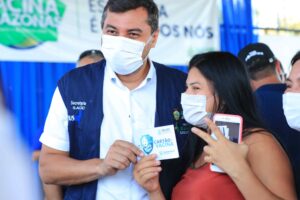 Imagem da notícia - Vacina Amazonas: Wilson Lima acompanha vacinação contra Covid-19 no Careiro Castanho
