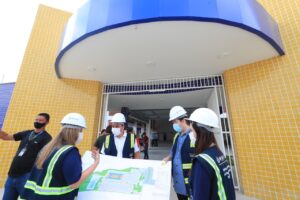 Imagem da notícia - Wilson Lima vistoria obras do novo Ceti de Manaus, localizado no antigo Monte Horebe