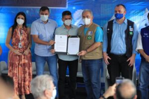 Imagem da notícia - Ao lado de ministro da Saúde, Wilson Lima destaca apoio do Governo Federal para enfrentar pandemia