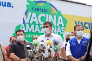 Imagem da notícia - Governador Wilson Lima anuncia vacinação em supermercados para intensificar imunização contra a Covid-19