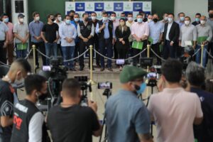 Imagem da notícia - Governador Wilson Lima se reúne com 30 prefeitos para tratar de estratégias para ampliar vacinação contra a Covid-19