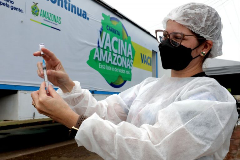 Carreta Vacina Amazonas atenderá população do Distrito de Cacau Pirêra