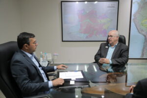 Imagem da notícia - Governador Wilson Lima recebe presidente da Potássio do Brasil, Adriano Espeschit