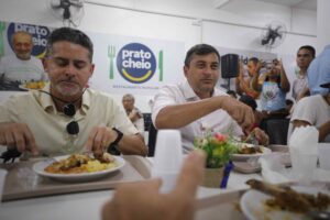 Imagem da notícia - Governador Wilson Lima inaugura restaurante popular Prato Cheio no Riacho Doce, na zona norte de Manaus