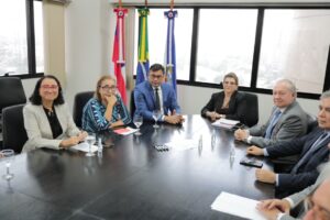 Imagem da notícia - ‘Só conseguimos avançar com união’, diz governador Wilson Lima em visita à nova presidência do TJAM