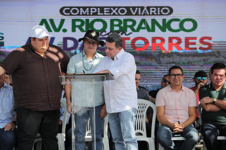 Governo do Amazonas assina ordem de serviço para construção do Complexo Viário Barão do Rio Branco