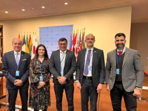 Imagem da notícia - Wilson Lima busca parcerias para ampliar ações na área de recursos hídricos, durante conferência da ONU