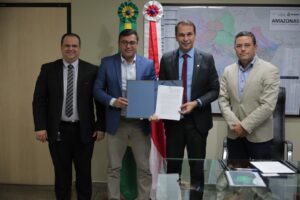 Imagem da notícia - Governador Wilson Lima e Basa assinam protocolo de intenções de R$ 1 bilhão para ações de desenvolvimento no Amazonas