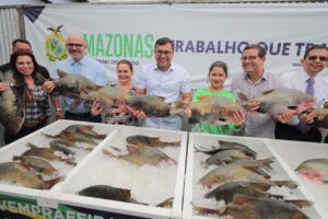Imagem da notícia - Wilson Lima anuncia doação de 300 toneladas de peixe para instituições assistenciais na Semana Santa