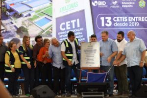Imagem da notícia - Em Fonte Boa, governador Wilson Lima inaugura 13º Ceti da sua gestão