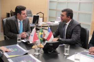 Imagem da notícia - Wilson Lima apresenta ‘Amazonas Meu Lar’ ao ministro das Cidades e para a presidente da Caixa