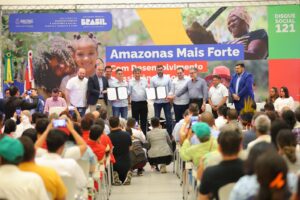 Imagem da notícia - Wilson Lima e ministro Wellington Dias formalizam adesão do Amazonas ao Plano Brasil Sem Fome