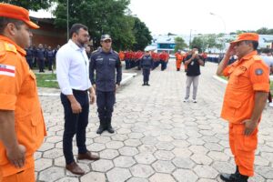Imagem da notícia - Wilson Lima destaca reforço em efetivo da segurança pública do Amazonas, ao visitar alunos em Curso de Formação