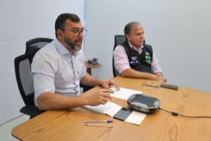 Imagem da notícia - Wilson Lima participa de reunião com ministra da Saúde para apresentar cenário da dengue no Amazonas