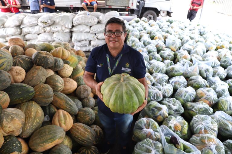 Governo do Amazonas comprou mais de 2 mil toneladas de produtos da agricultura familiar neste primeiro trimestre