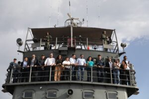 Imagem da notícia - Com ministros em Tabatinga, Wilson Lima destaca impacto logístico para ZFM de nova rota comercial entre Amazonas e o Pacífico