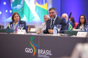 Imagem da notícia - Em reunião do G20, governador Wilson Lima destaca investimentos em CT&I para cadeias sustentáveis e defesa do meio ambiente