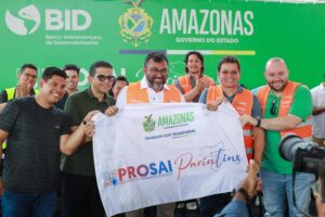 Imagem da notícia - Wilson Lima assina contrato de financiamento com o BID para o Prosai Parintins