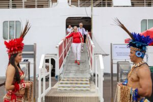 Imagem da notícia - Temporada de Cruzeiros 2024/2025: Viking Sea chega a Manaus com mais de 1,3 mil cruzeiristas