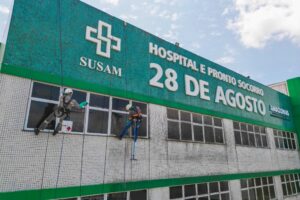 Imagem da notícia - Governo do Amazonas segue com as obras de revitalização do Complexo Hospitalar Sul