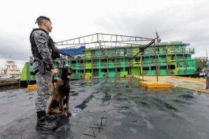 Imagem da notícia - Governador Wilson Lima inaugura Base Arpão 3, fortalecendo ações de segurança na calha do Solimões