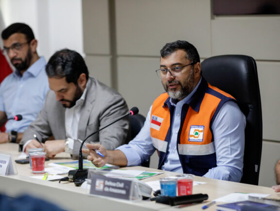 Operação Cheia 2025: Governador Wilson Lima anuncia envio de ajuda humanitária para municípios da calha do rio Madeira