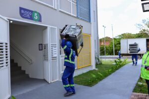 Imagem da notícia - Famílias beneficiadas pelo Prosamin+ iniciam mudança para o Parque Residencial Maués