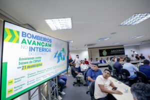 Imagem da notícia - Governador Wilson Lima destaca redução de 87% nos focos de incêndio com implantação de novos Grupamentos dos Bombeiros no interior do estado