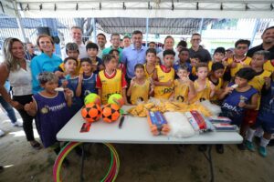 Imagem da notícia - Governador Wilson Lima entrega Arena Poliesportiva Estrela fortalecendo o esporte comunitário no bairro da Compensa