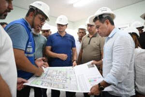 No Médio Amazonas, vice-governador Tadeu de Souza vistoria obras de reforma em hospital d…